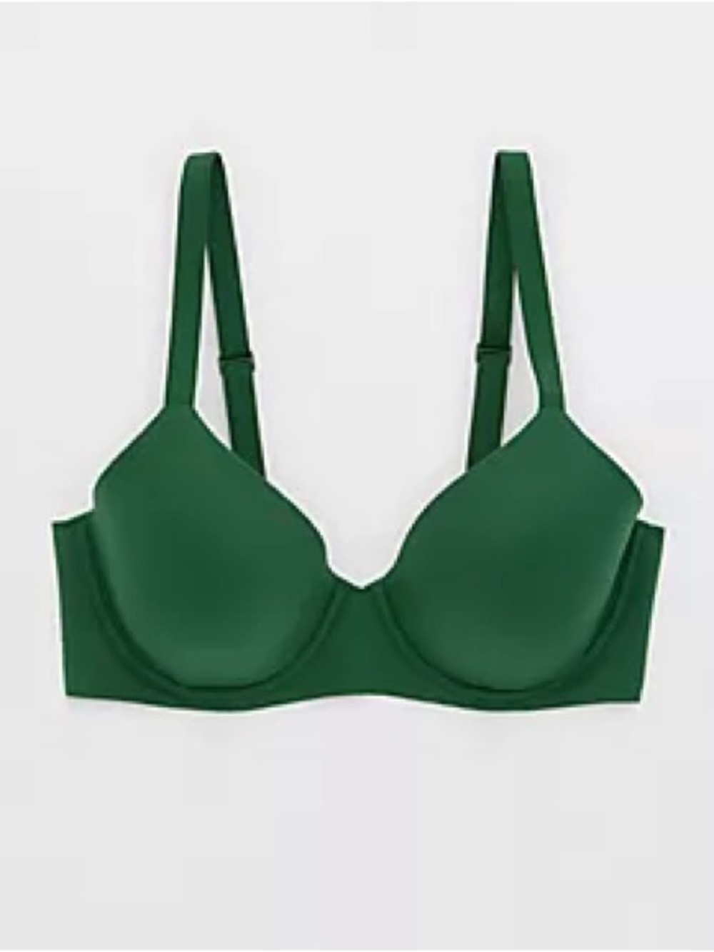 NWT Aerie Smoothez Full Coverage Lightly Lined bra, 32D, Dark Algae green